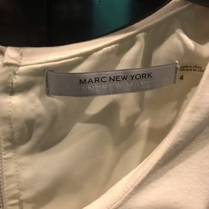 White cap-sleeve dress size 4